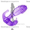 Vibrador rigido con funda para estimulacion del punto G